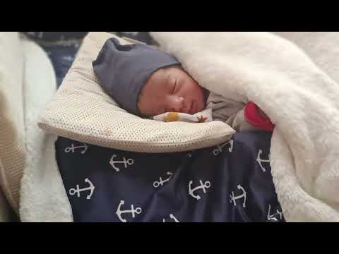 Muawiyah Gattoo sleeping 5 days old