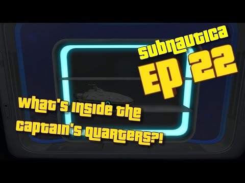 Let's Play Subnautica! Ep 22: Aurora Door Codes! (Aurora Captians Quarters)