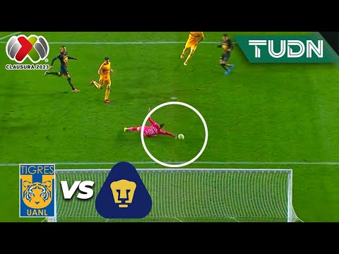 THERE'S A GOALKEEPER! Sosa makes two saves | Tigres 1-1 Pumas | Liga MX - CL2023 J6 | TUDN