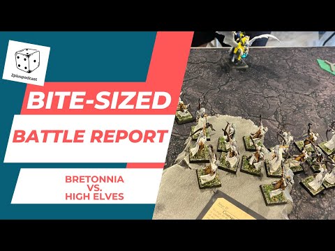 Tournament Battle Report | Bretonnia vs High Elves - 1500pts