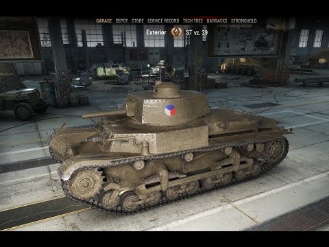 WoT ST vz. 39 tier IV Czechoslovakian medium tank from patch 9.13