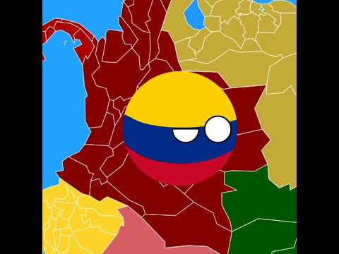 Meteory cair nelo da Colômbia A Colômbia ficou diferente #countryballs #amazonas #codajás