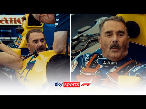The moment Nigel Mansell was reunited with his iconic Williams ♥