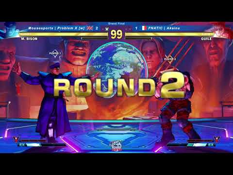 CELTIC THROWDOWN 2018 SFV AE GRAND FINAL Mouseports Problem X vs FNATIC Akainu