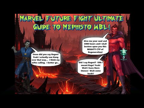 Marvel Future Fight: ULTIMATE guide to Mephisto WBL!  😈🤓🎺