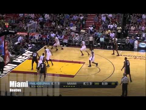 Dwyane Wade and LeBron James Full Combined Highlights 2013.03.08 vs. 76ers