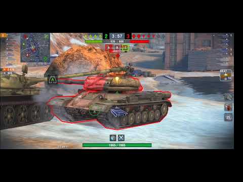 World of Tanks Blitz Amx 30 B 7 600+ dmg 2200 base XP
