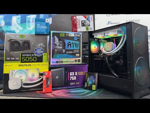 How To Build I ASUS B760M-WiFi I RTX5050 I intel-i5 I Step by Step Assembly