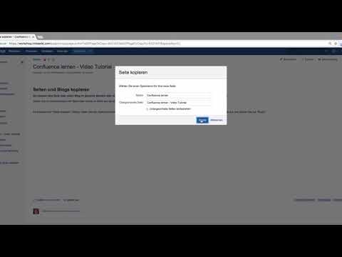 Seiten kopieren - Atlassian Confluence lernen #69