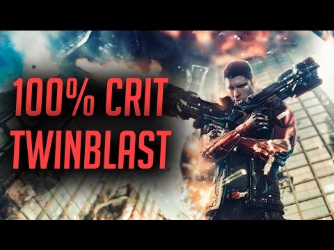 100% CRIT CHANCE Twinblast Gameplay -- BLAST 'EM!