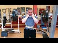 Deak Istvan Standing Barbell Curl with 91 kgs / 200.6 lbs
