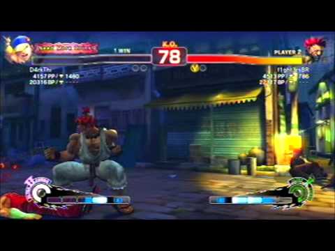 SSF4AEVer.2012 - DarkThi (Yun) VS f1ght3rsBR (Akuma) - 2 lutas