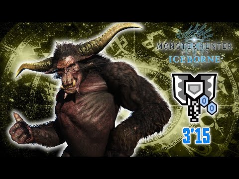 MHWorld Iceborne : 6★ Rajang | 3'15 | Solo With Charge Blade