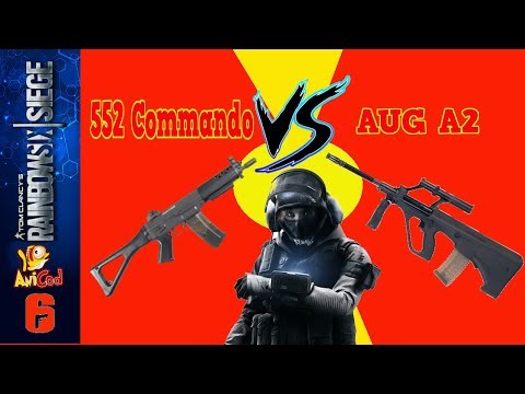 Rainbow Six Siege - IQ guide 552 Commando vs AUG A2 best weapon attachment setup