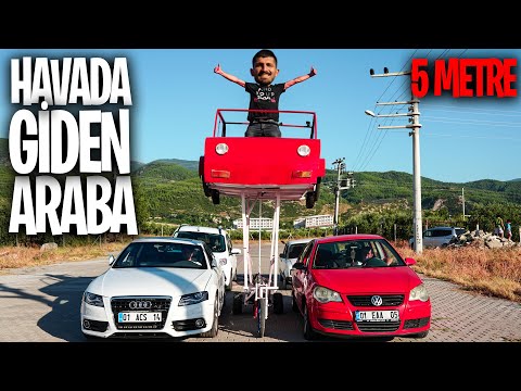 HAVADA GİDEN YERLİ ARABA YAPTIK | TRAFİK ÇİLESİNE SON