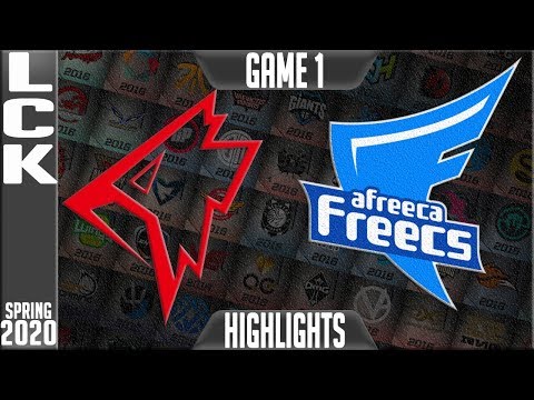 GRF vs AF Highlights Game 1 | LCK Spring 2020 W1D2 | Griffin vs Afreeca Freecs G1