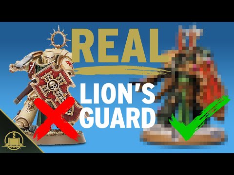 Kitbashing Warhammer 40K Lion's Guard!