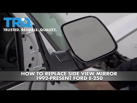 How To Replace Side View Mirror 1992-Present Ford E 250