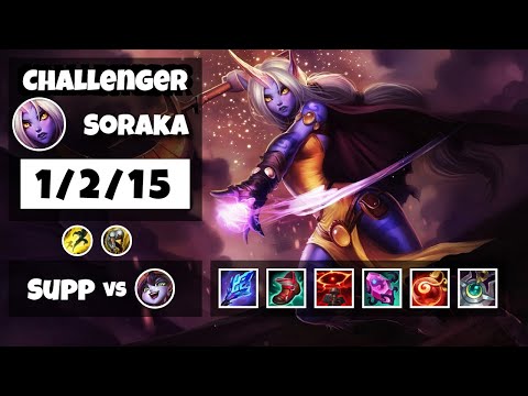 Soraka Support 11.18 Challenger Gameplay Replay - S11 (1/2/15) - NA