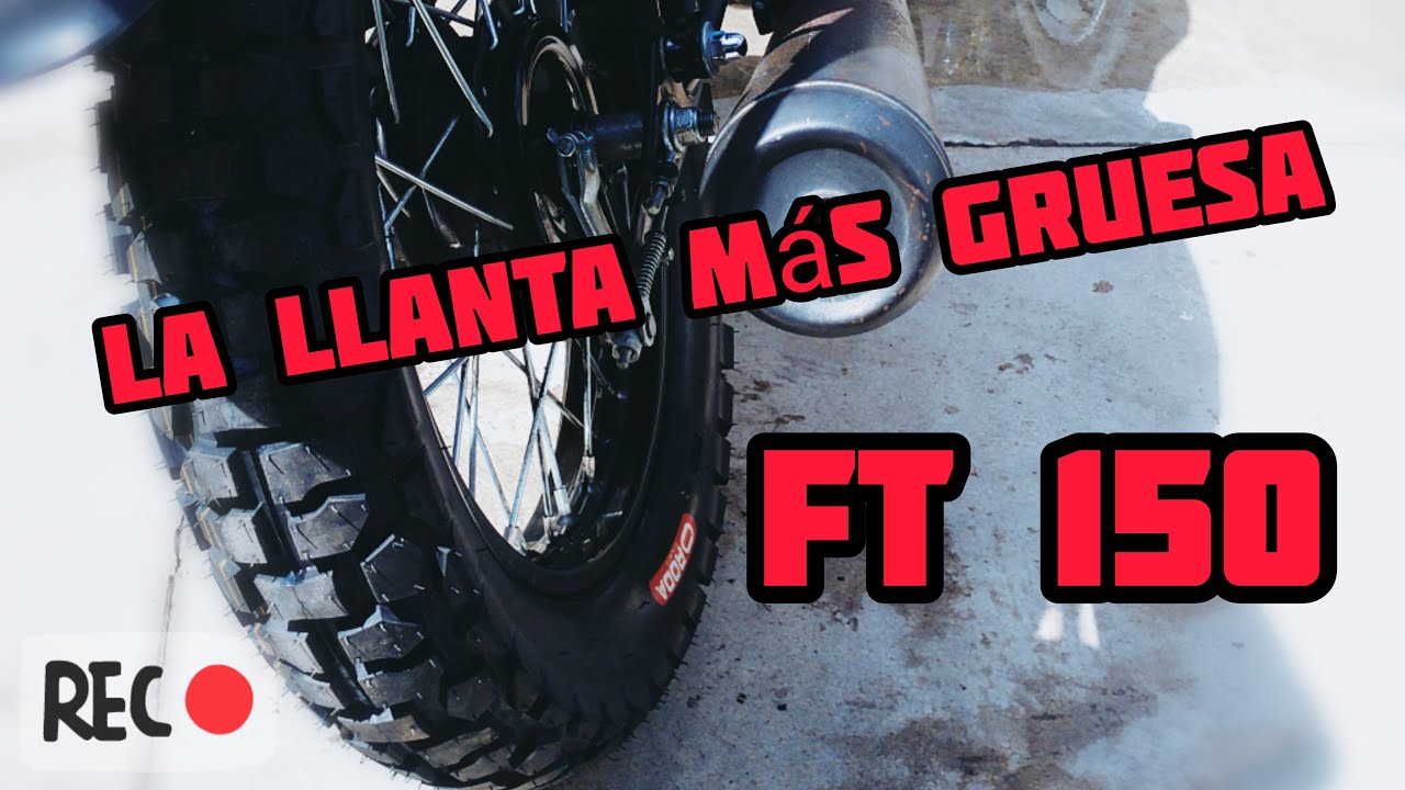 Watch La llanta trasera más gruesa para la ft150 grafito Now La llanta trasera más gruesa para la ft150 grafito