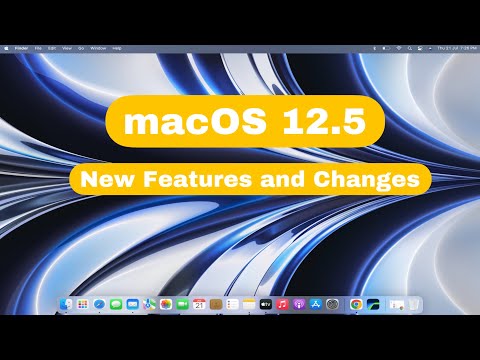 macOS 12.5 Released What's New | macOS Monterey 12.5 Update New Features