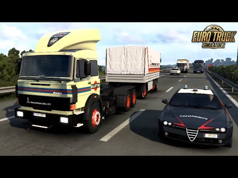 EURO TRUCK SIMULATOR 2 - MOD Magirus Deutz 360M Turbo - GAMEPLAY ITA 4K