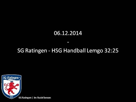 Videobericht: SG Ratingen - HSG Lemgo 32:25 (20:13)