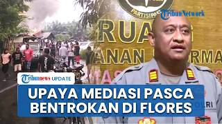 Evakuasi Anak Sekolah akibat Bentrok Tanah Ulayat, Aparat Gelar Mediasi Warga di Adonara Flores NT