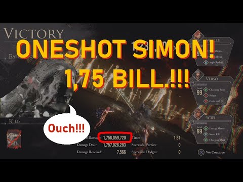 SIMON ONESHOTTED! 1.75 Billions damage with Maelle's Gommage (post-nerf)