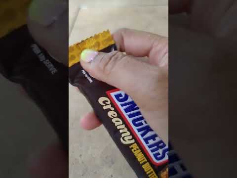 Snickers Creamy Peanut Butter Bar #shorts #snickers #chocolate