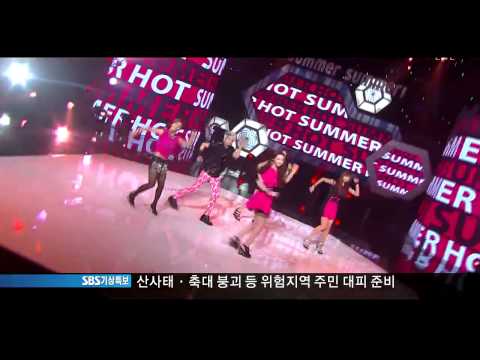 F(x) - Hot Summer  @ Inkigayo.mp4