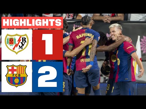 RAYO VALLECANO 1 - 2 FC BARCELONA | HIGHLIGHTS LALIGA EA SPORTS