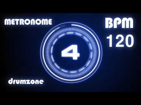 120 BPM - Metronome - Click & Voice  ( 1 hour )