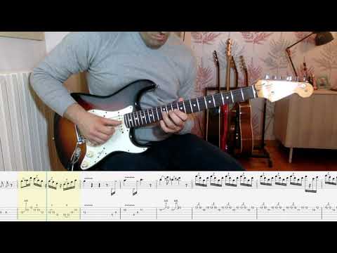 Dire Straits: Sultans Of Swing  - Second Guitar Solo with Tabs