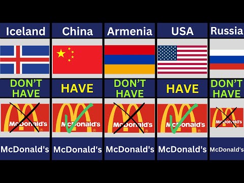 All 195 Countries With & Without McDonald's in 2025