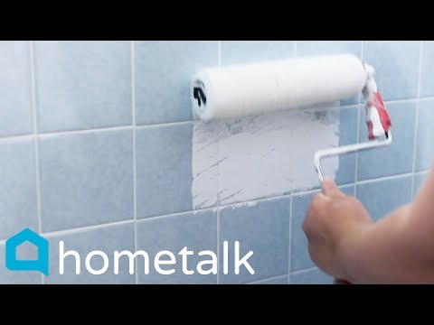 YouTube video about Revamp Your Bathroom with Painting Bathroom Tile Techniques