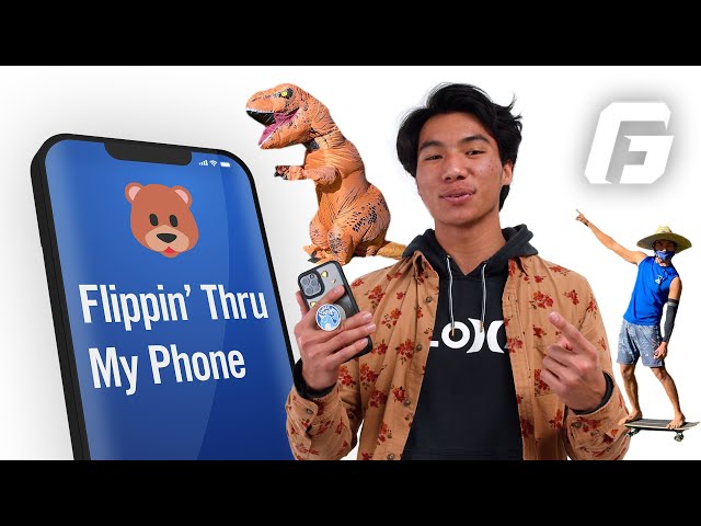 Watch video: Flippin' Thru My Phone: Mauhia Kimata
