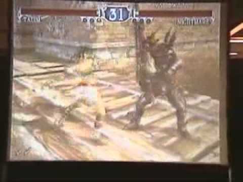 Kayane (Talim) VS DTN (Nightmare) Soul Calibur II at Japan Expo 2004
