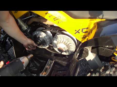 complete CVtech clutch install on can-am BRP outlander renegade