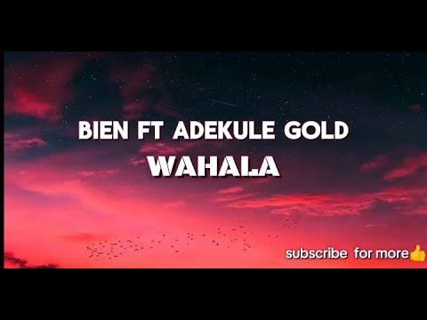 Bien ft Adekunle Gold - wahala ( Official Lyrics video )