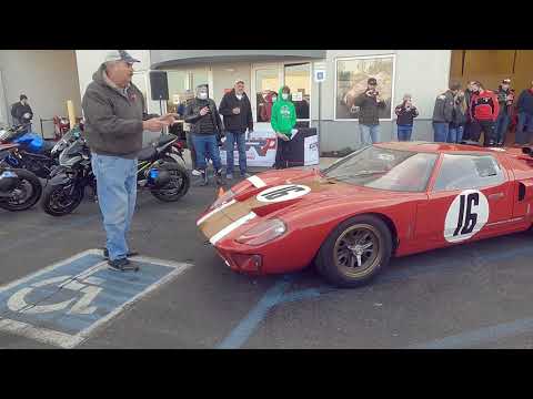 $10M 1966 Ford GT40 MK1 Alan Mann "Lightweight" |  Start up, revs, idling.