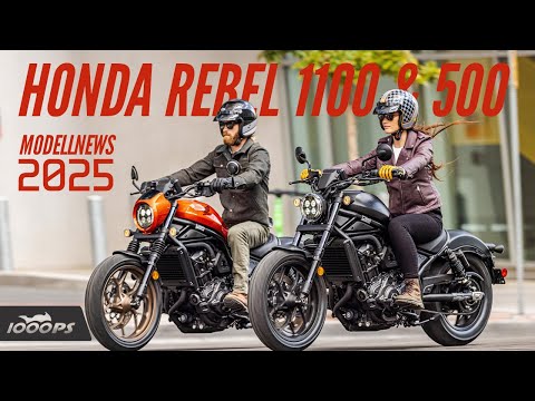 Aus 2 mach 3! Honda Rebel 1100 Update 2025 & Rebel 500 Neuigkeiten
