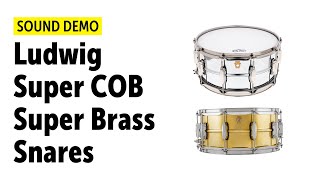 Video thumbnail for Ludwig | Super COB | Super Brass | Reissue Snares | Sound Demo by Drums Bonedo