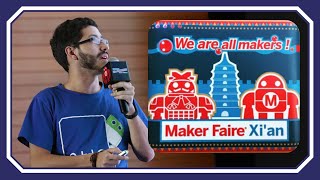 preview picture of video 'Camilo makes a speech about Otto DIY robot at Maker Faire in Xian China, Ancient Culture+Latest Tech'