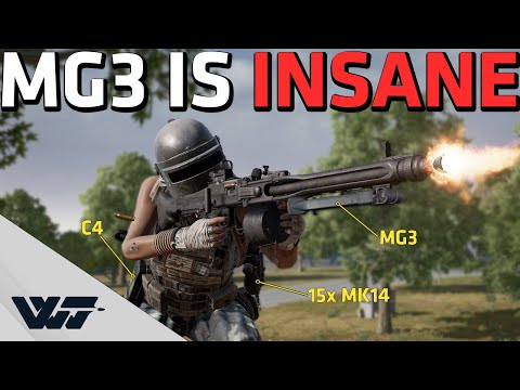 THE NEW MG3 IS INSANE - Unlimited POWER (Will it get nerfed?) - PUBG