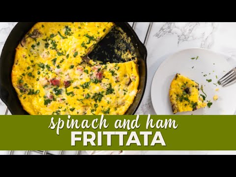 Spinach and Ham Frittata