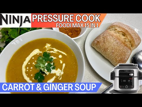 CARROT & GINGER SOUP *PRESSURE COOK* FOODI Recipe