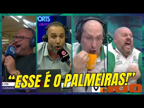 EMOCIONANTE! AS MELHORES NARRAÇÕES DO GOL DA VIRADA DO PALMEIRAS EM CIMA DO BOTAFOGO