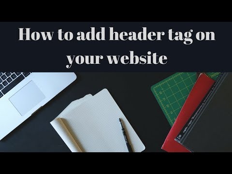 How to add header tag on your website