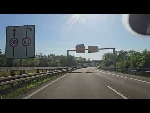 Marburg nach Kassel, via B62-A49, dann weiter zum Herkules Denkmal